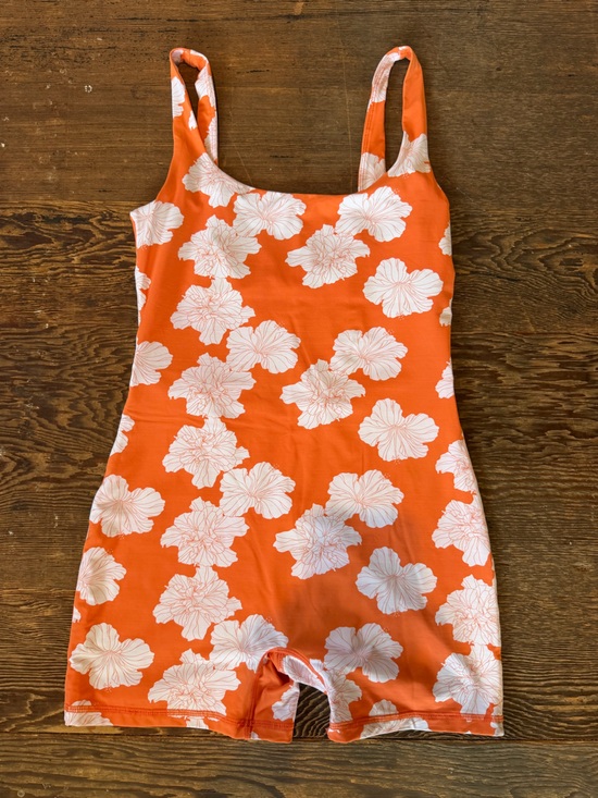 Fighting Eel Pants - Fighting Eel Orange Floral Romper